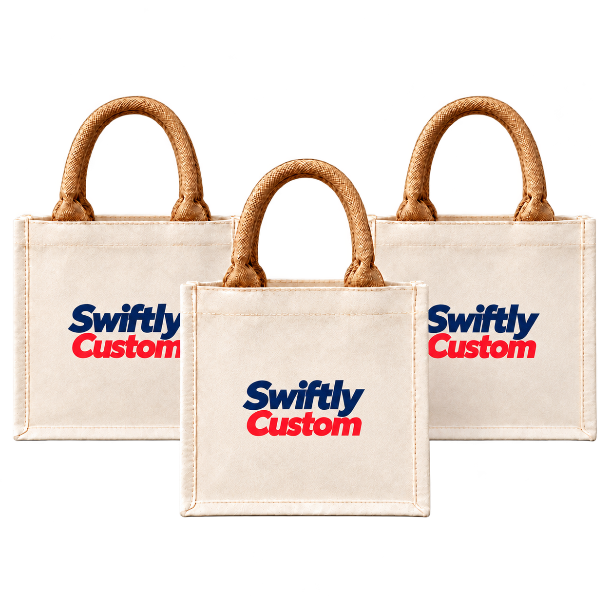 Custom Logo Canvas Tote Bags