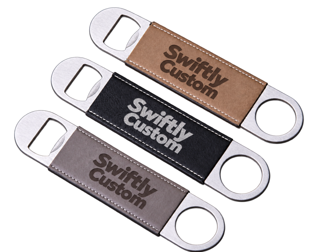 Custom Logo Leather Bottle Opener