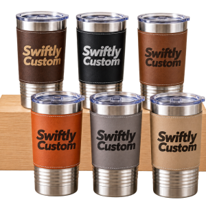 Custom Logo Leatherette Tumbler